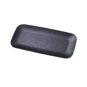 פלטה מלבנית 41X20.5 מלמין שחור