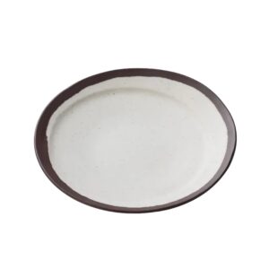 צלחת עגולה מלמין קרם 20 ס"מ 1380808