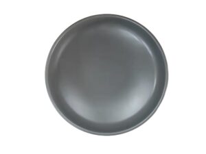 צלחת מלמין עמוקה 19 ס"מ אפור