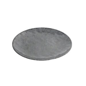 צלחת עגולה אפור מלמין 20 ס"מ ANTIK