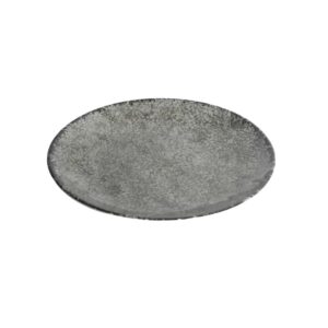 צלחת עגולה אפור מלמין 28 ס"מ  ANTIK  1380711-DG