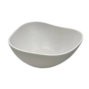 קערה משולשת 29 ס"מ מלמין לבן BUFFET