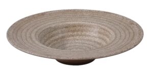 צלחת פסטה  מלמין PLATE  29.2X6.2 ס"מ BROWN