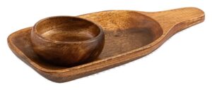 כלי הגשה עגול + קערית רוטב 30X14X2.5 ס"מ 17622055