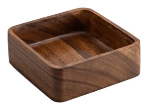 קערה מרובע עץ 20X7.5 ס"מ**17623006