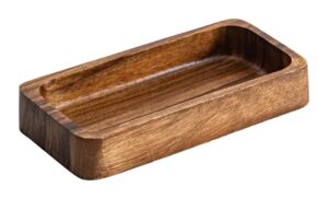 קערה מלבני עץ 20X10 ס"מ**17623143