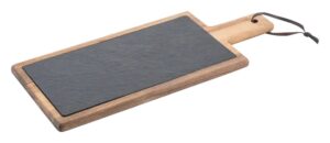 קרש עץ עם אבן צפחה וידית 43X33X18 ס"מ