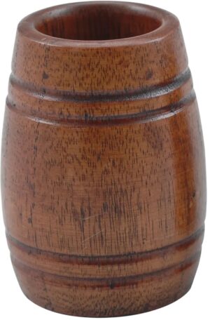 כלי לקיסמים עץ חבית***13402001