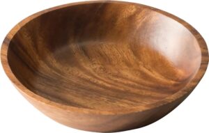 קערה לסלט עץ מלא 15X4ס"מ***10000113