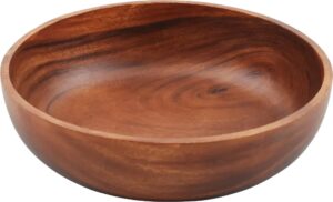 קערה לסלט עץ מלא 30X10ס"מ***10000846