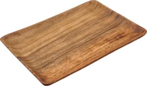 פלטה מלבנית עץ 36X26 ס"מ***10000862