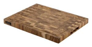 קרש חיתוך בוצ'ר עץ חום 45X36X3.5 ס'מ***14500593