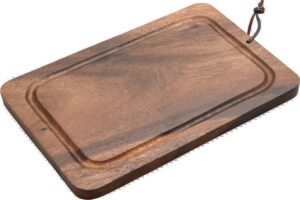 קרש חיתוך ידית עץ חום 30X22X2ס"מ***10433630