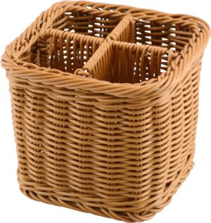 סלסלה עומדת לסכו'ם טבעי 16X16X14 ס'מ***18715422