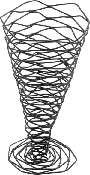 סלסלה רשת קונוס שחור 23X12 ס'מ***13601120