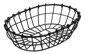 סלסלה אובלית שחור 23X15.5X6***13601152