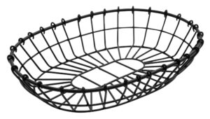 סלסלה אובלית שחור 28X20.5X6***13601153