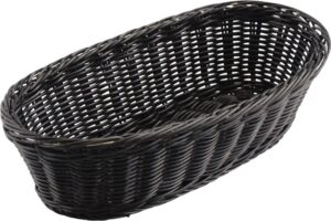 סלסלה אובלית שחור 28X15X7 ס'מ***18724069