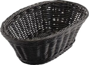 סלסלה אובלית שחור 23X15X7ס"מ***18724072