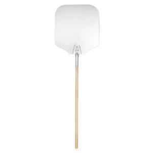 כף פיצה אלומיניום ידית עץ 40X45X85 ס"מ***M23516