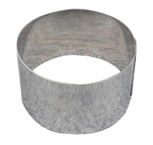 מיקד עגול 10 קוטר גובה 2 ס"מ נירוסטה***24043