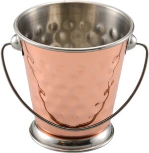 דלי מרוקע ציפוי נחושת 9X6 ס'מ***13603009