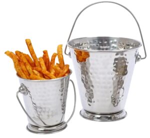 דלי נירוסטה מרוקע 13X13 ס"מ***13603012