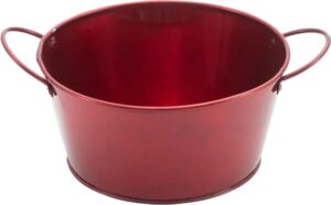 דלי נירוסטה 11X10 ס'מ***13603016 - אדום