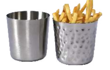 כוס נירוסטה לציפס 8.5 ס"מ