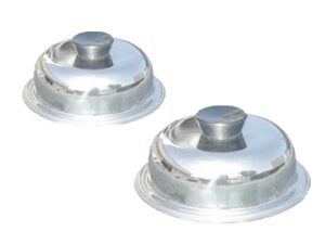 מכסה 18ס''מ נירוסטה להמבורגר+ידית***18118