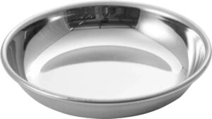 תחתית נירוסטה מעוגלת 10X2 ס"מ***13603510