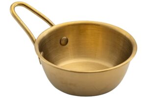 כלי הגשה נירוסטה ציפוי זהב 200 מ"ל***13603710