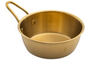 כלי הגשה נירוסטה ציפוי זהב 300 מ"ל***13603712