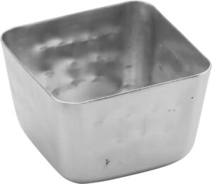 כלי לרוטב מרובע נירוסטה מרוקע 5X3.5 ס'מ***13605525