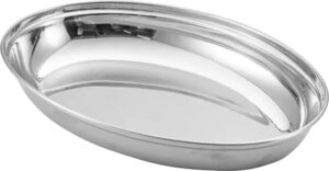 כלי הגשה אובלי נירוסטה 30X21 ס'מ***13607330