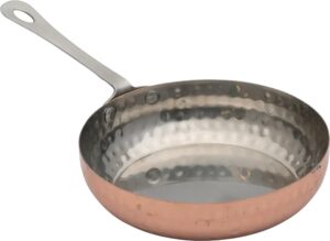 מחבת מיני מרוקע ציפוי נחושת 14X3.5 ס'מ***13601814