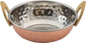 מחבת מיני 2 ידיות ציפוי נחושת 13X4 ס'מ***13603113