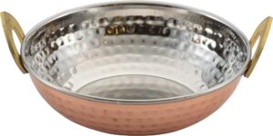 מחבת מיני 2 ידיות ציפוי נחושת 17X5 ס'מ***13603117