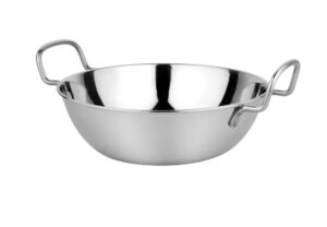 קערה הגשה נירוסטה עם 2 ידיות 25 ס'מ***1360S018