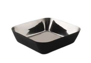 קערה הגשה מרובע שחור 11X3 ס"מ***1360S031