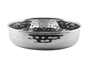 קערה הגשה עגולה מרקע 12X3 ס"מ***1360S032