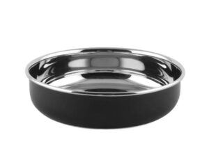 קערה הגשה עגולה שחור 12X3 ס"מ***1360S033