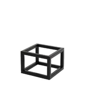 סטנד קוביה 14/10 ס"מ מתכת שחור