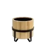 דלי שמפניה חבית עץ 22 ס"מ