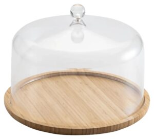 תחתית עגולה במבוק עם פעמון שקוף  27X20 ס"מ  19102330