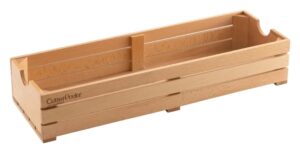 מעמד עץ ל-2 תבניות גסטרונום 1/4 - 26.5X16.2X6.5 ס"מ 1.5 ליטר  12407836