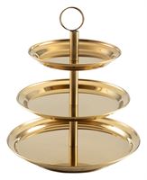 סטנד 3 קומות 40/35/30 זהב