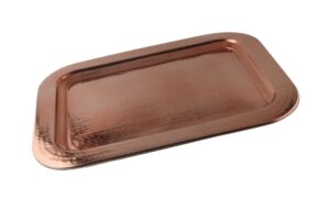 מגש מלבני ציפוי נחושת 42X33X1 ס"מ***1360S036