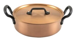 סיר 3 שכבות נירוסטה- אלומיניום- נחושת 20X7 ס"מ