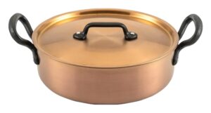 סיר 3 שכבות נירוסטה- אלומיניום- נחושת 24X8 ס"מ